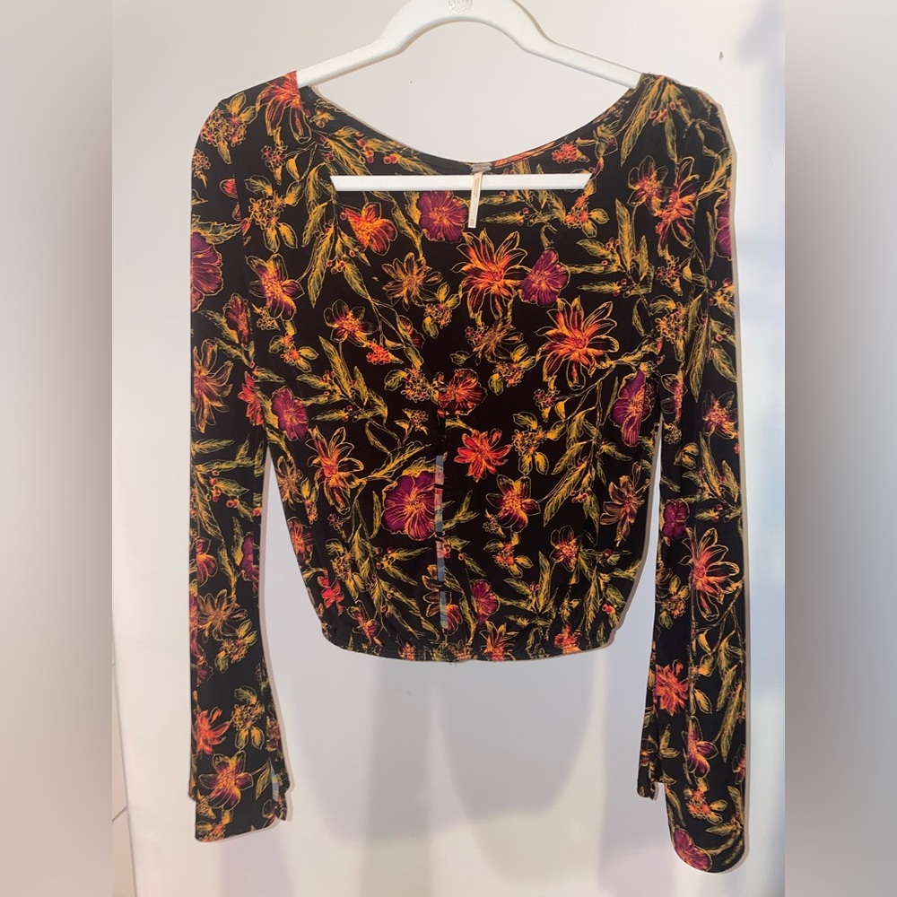 Free People Floral Top